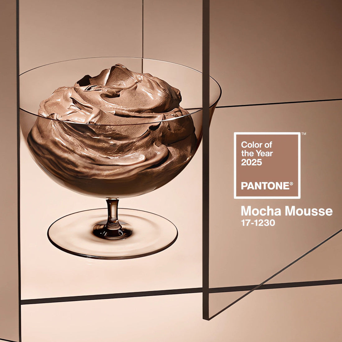 Pantone Color of the Year 2025 Mocha Mousse