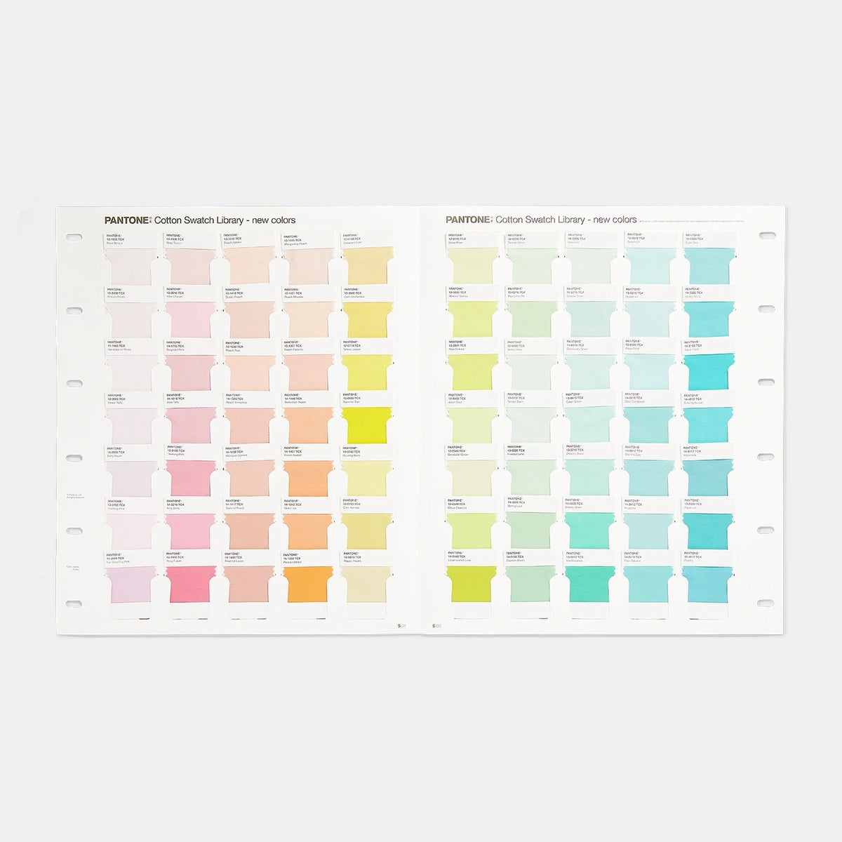 Pantone Fashion, Home + Interiors Cotton Swatch Library + Dualities Expansion Pack