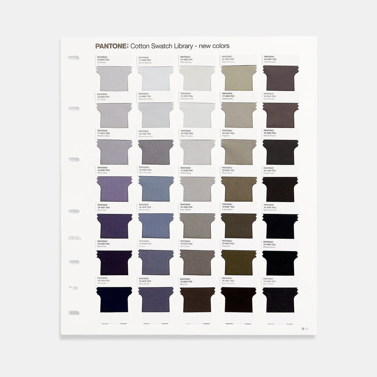 Pantone Fashion, Home + Interiors Cotton Swatch Library + Dualities Expansion Pack